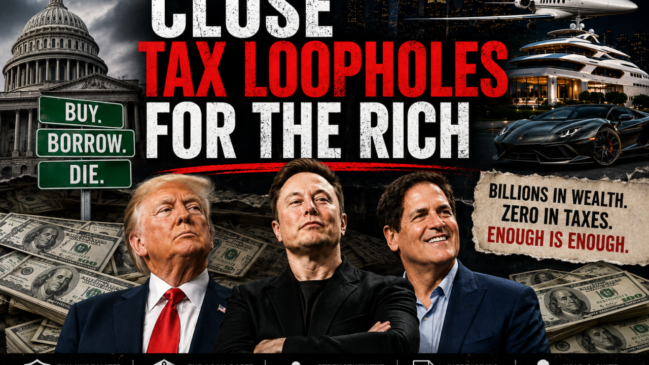 End Buy, Borrow, Die Strategy to Make Sure Billionaires Actually Pay Taxes